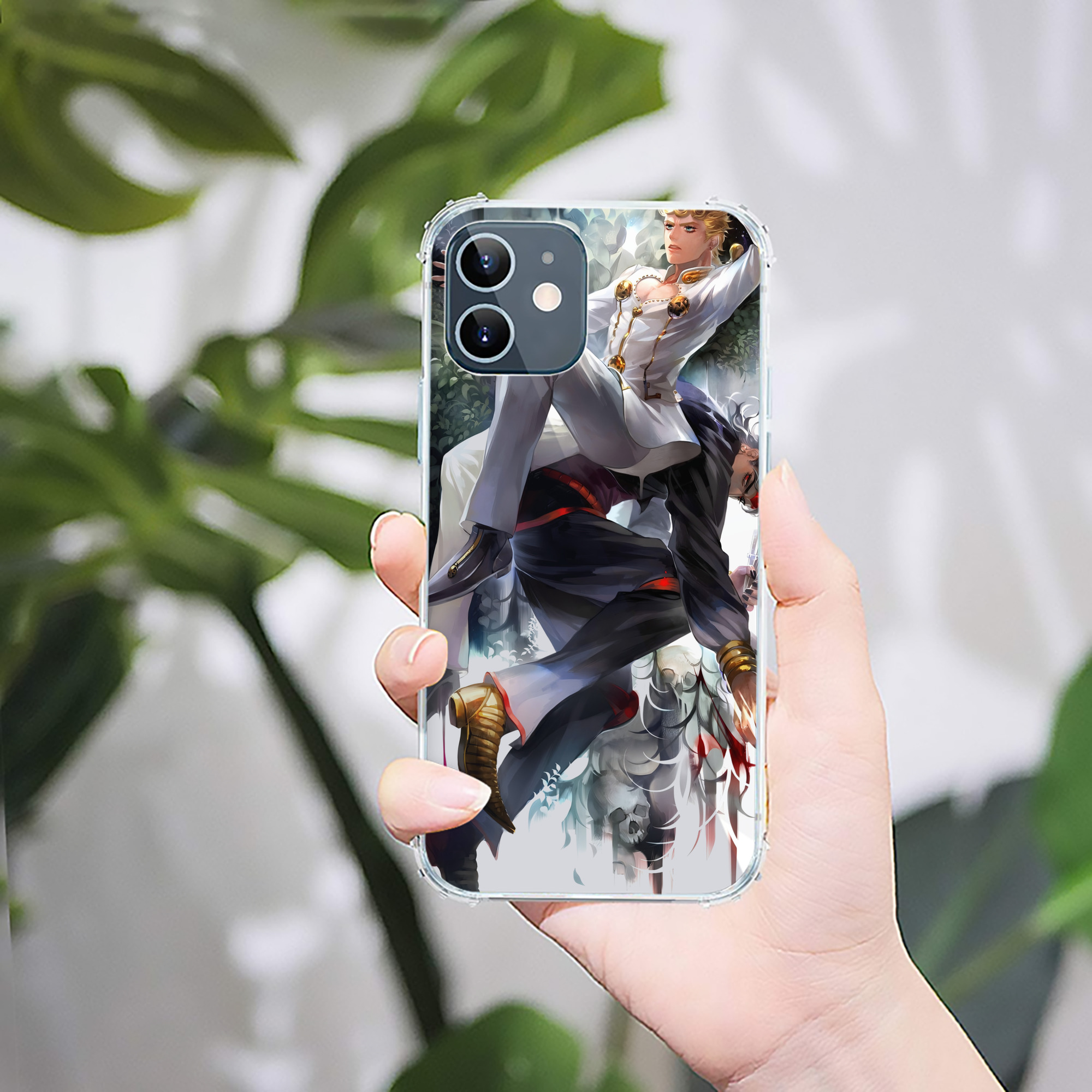 （画像用） ジョジョの奇妙な冒険 JoJo's Bizarre Adventure 【iPhone 12シリーズ対応】透明スマホケース（クリアソフトケース）